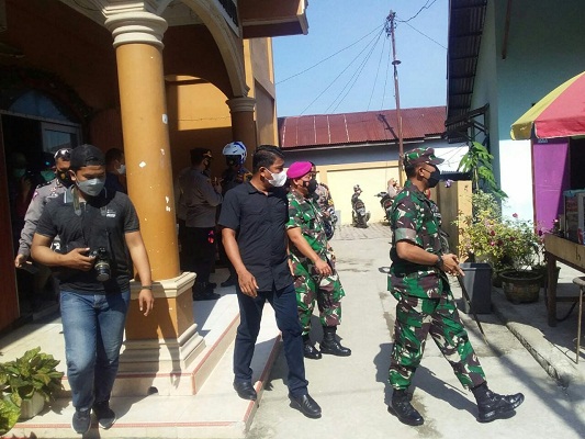 Dandim 0203/Langkat Pimpin Patroli Gabungan Berskala Besar TNI-POLRI dan Pemda