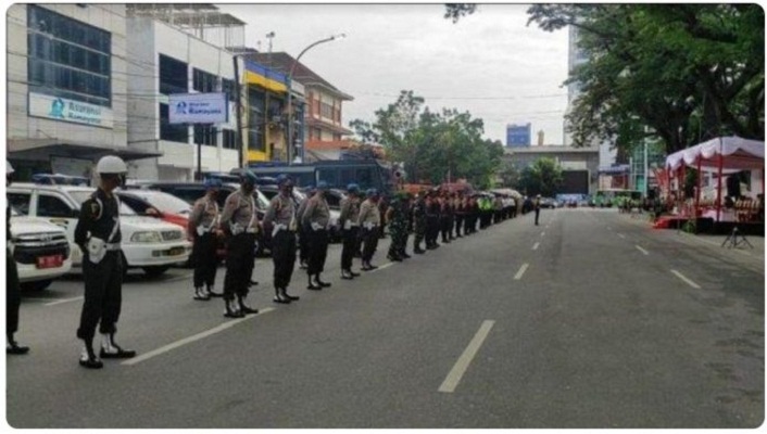 Polrestabes Medan Menurunkan Sebanyak 1.168 Personel dalam Amankan Nataru