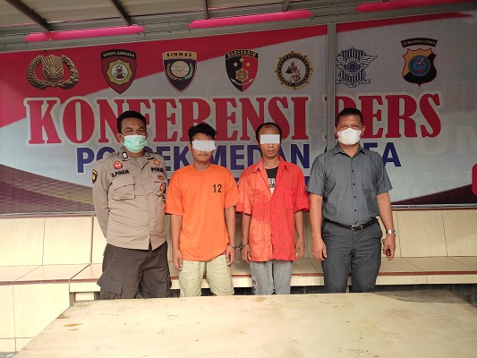 Polsek Medan Area Bekuk Diduga Tersangka Kepemilikan Narkotika