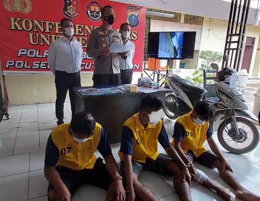 Polsek Percut Sei Tuan Berhasil Meringkus Tiga dari Lima Pelaku Begal