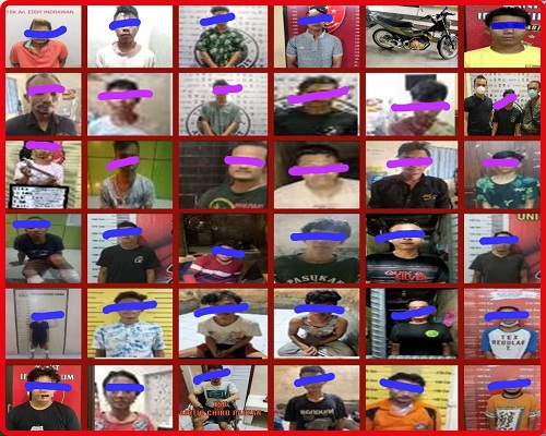 5 Hari Bergerak, Tim Siluman Dit Reskrimum Ringkus 39 Begal 5 Ditembak