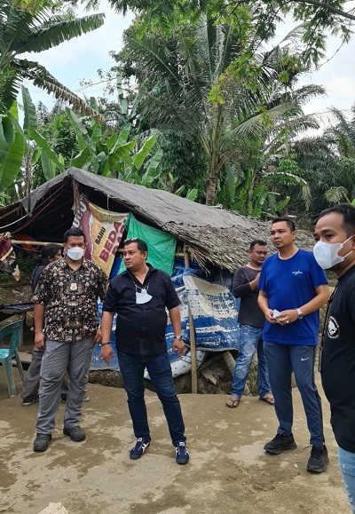 Ditres Narkoba Polda Sumut Dukung Polrestabes Medan dan Polsek Tuntungan Grebek Kampung Narkoba