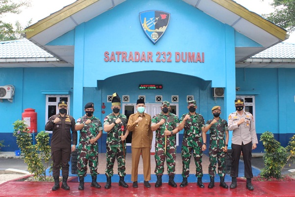 Kunker Panglima Kosekhanudnas III ke Satuan Radar 232 Dumai