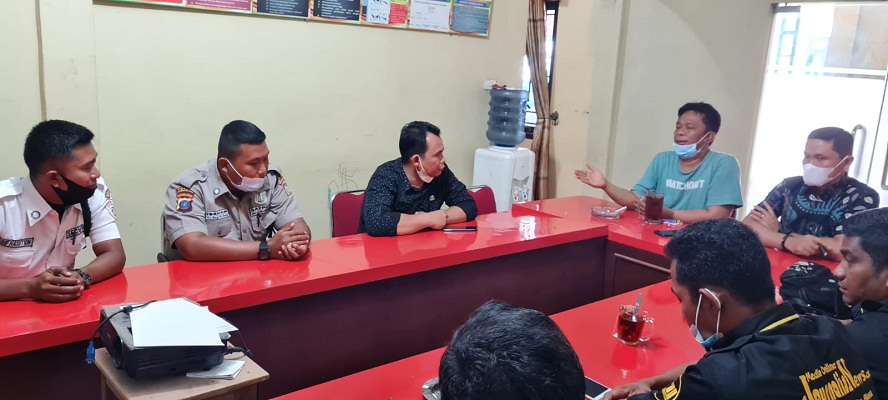 Polres Madina Jembatani dan Mediasi Selisih Paham Antara Pihak SMKN 2 Panyabungan dengan Insan Media