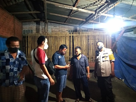 Reskrim Polsek Medan Tuntungan Datangi Lokasi Judi Tembak Ikan, Kepling Ikut Dampingi