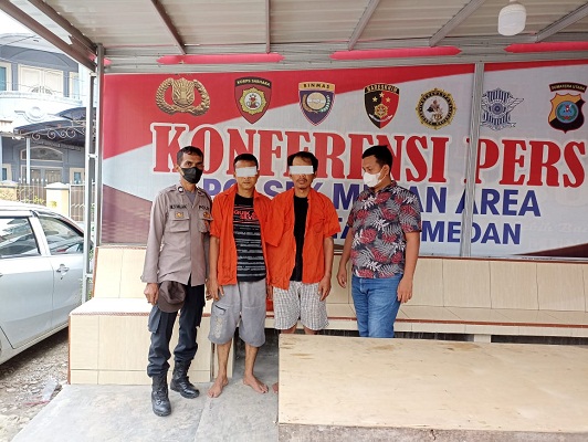 Unit Reskrim Polsek Medan Area Berhasil Amankan 2 Orang Diduga Pelaku Curanmor
