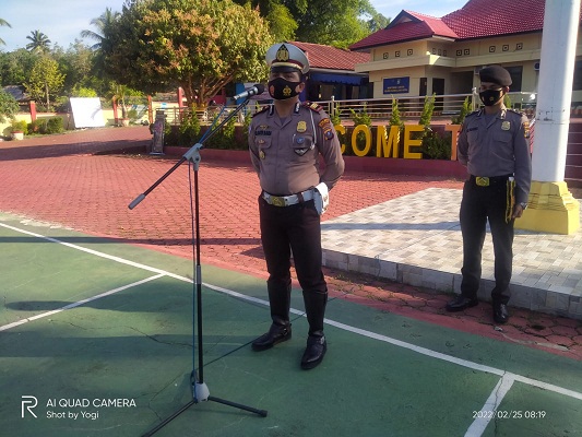 AKP Syamsul Arifin Batubara, S.E, M.Si: Anggota Polri Harus Menjadi Contoh dan Tauladan Tertib Berlalulintas