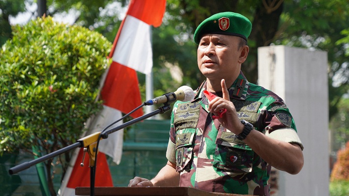 Brigjen TNI Achmad Fauzi Meresmikan 46 Renovasi Koramil Jajaran Korem 061/Sk