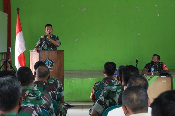 Dandim 0808/Blitar Mengingatkan Anggota agar Tetap Jaga Kesehatan