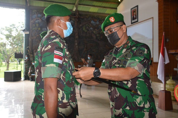 Danrem Merauke Memimpin Acara Tradisi Korps Penyerahan Tugas dan Tanggungjawab Jabatan Kasiren