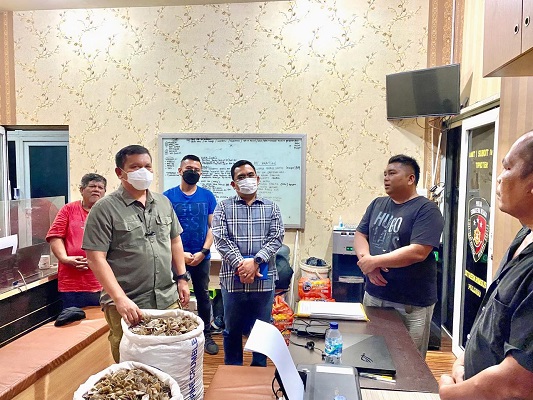 Dit Reskrimsus Polda Sumut Amankan 150 Kg Sisik Trenggiling