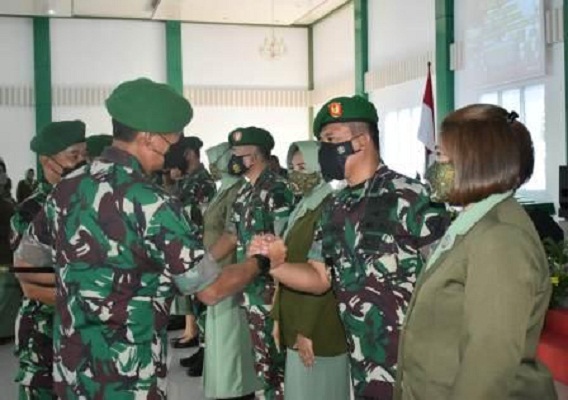 Kolonel Inf Roy Hansen J Sinaga, S. Sos, Dipercayakan Menjabat Kasi Intel Korem 043/Gatam
