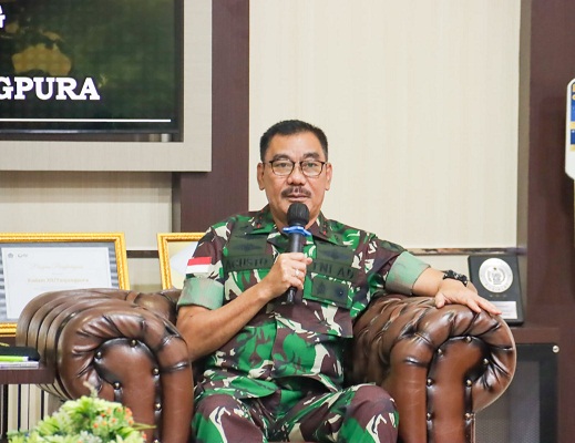 Pangdam XII/Tpr Menerima Kunjungan Asisten Khusus II Menhan