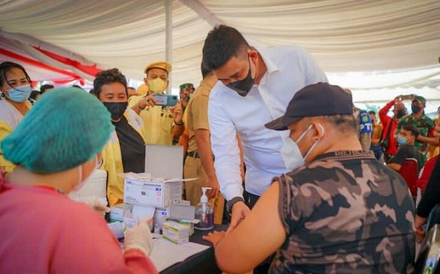 Percepat Vaksinasi Kunci Utama Bobby Nasution Mengendalikan Virus Corona di Kota Medan