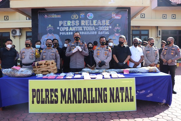 Polres Madina Mencapai Target Operasi 111 % Sejajaran Polda Sumut