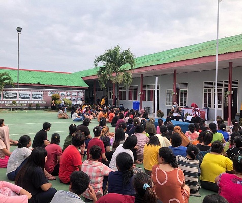 Rutan Kelas II A Medan Kanwil Kemenkumham Sumut Mensosialisasikan Permenkumham Nomor 7 Tahun 2022