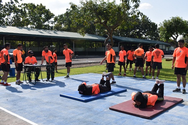 Tes Kesegaran Jasmani Menjadi Tolok Ukur bagi Kemampuan Fisik Prajurit Kodim Sragen