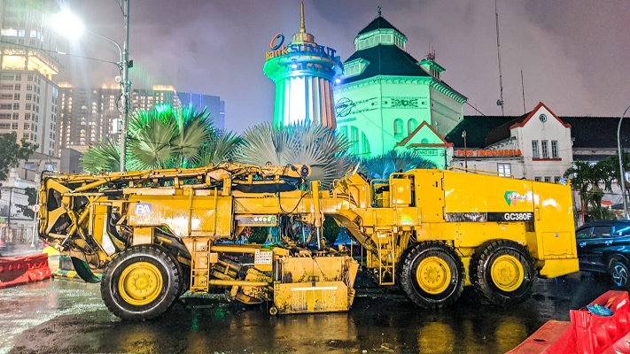 Bobby Nasution Meminta Alat Berat untuk Disiagakan di Seputaran Lapangan Merdeka