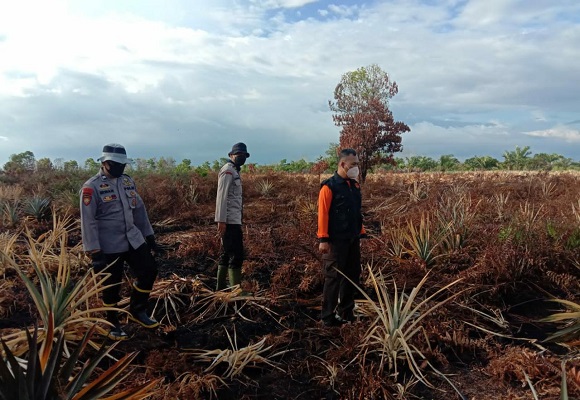 Cegah Karhutla Satgas Ops Bina Karuna Kapuas, Polres Kubu Raya Laksanakan Patroli dan Sosialisasi