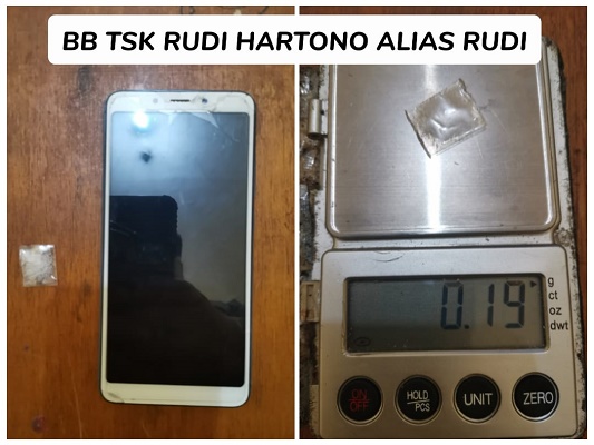 Diduga Terlibat Narkoba, RH Ditangkap Tim Opsnal SatNarkoba Polres Rohil