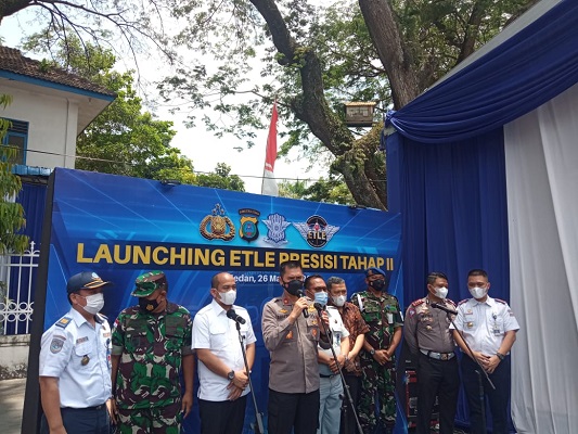 Ditlantas Polda Sumut Launcing ETLE Tahap II