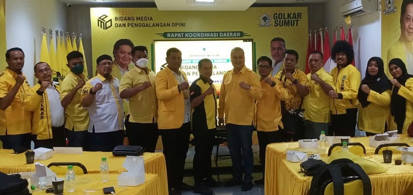 Golkar Sumut Gelar Rakorda MPO: Seluruh Kader Wajib Aktif di Medsos