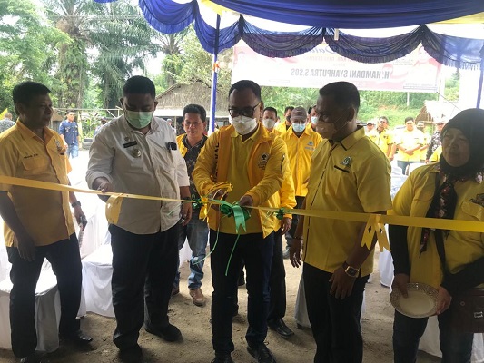 Gunting Pita, H. Hamdani Syahputra Meresmikan Kantor PK STM Hilir