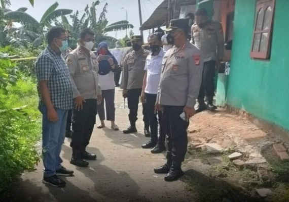 Kapolres Metro Bekasi Mengecek TKP Penemuan Jenasah Seorang Wanita
