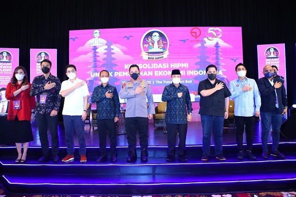 Kapolri Minta HIPMI Terus Kawal Seluruh Kebijakan Pertumbuhan Ekonomi di Tengah Pandemi Covid-19