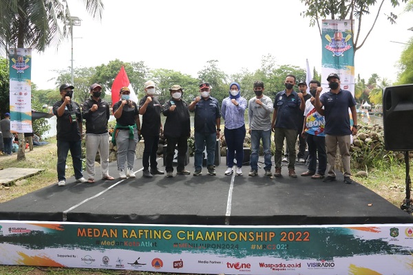 Medan Rafting Championship 2022 Resmi Dibuka oleh Kepala Pelaksana BPBD Kota Medan