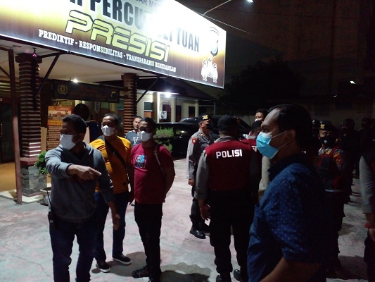 Polsek Percut Sei Tuan dan Tim Gabungan Lakukan Patroli Antisipasi Kejahatan 3 C, Tawuran dan Genk Motor