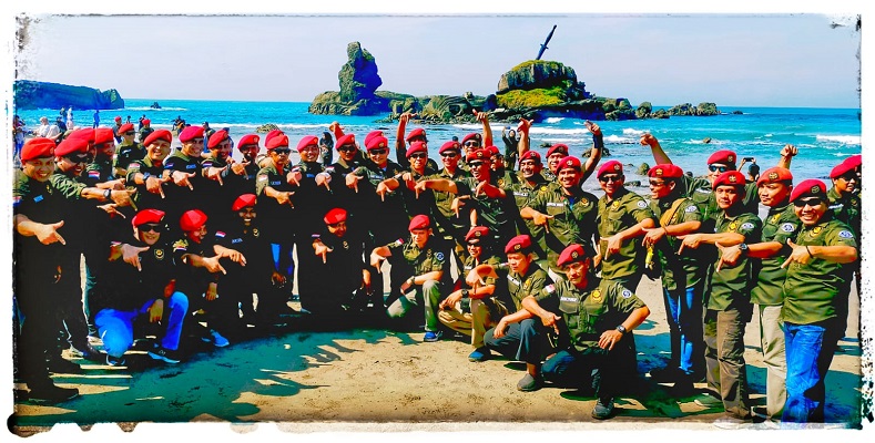 Ratusan Komando Angkatan 70 Kita, Serbu Pantai Permisan Nusakambangan