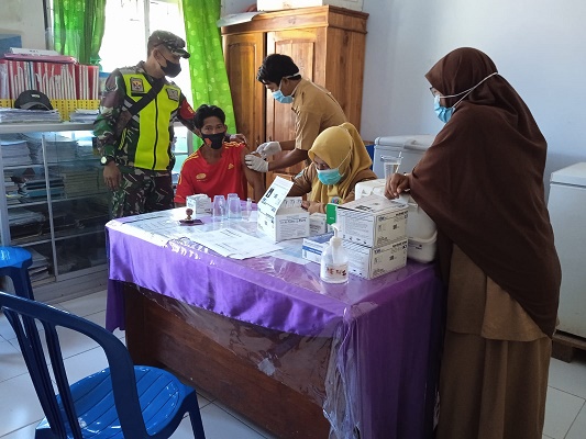Strategi Dandim Bima Serbu Gerai Target Mencapai Herd Immunity