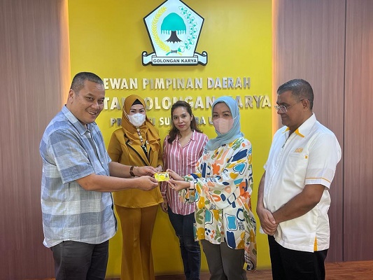 4 Srikandi Notaris Muslim Gabung ke DPD Partai Golkar Sumut