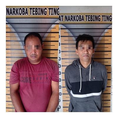 Dua Pria Diduga Pengedar Sabu Terciduk Satres Narkoba Polres Tebing Tinggi