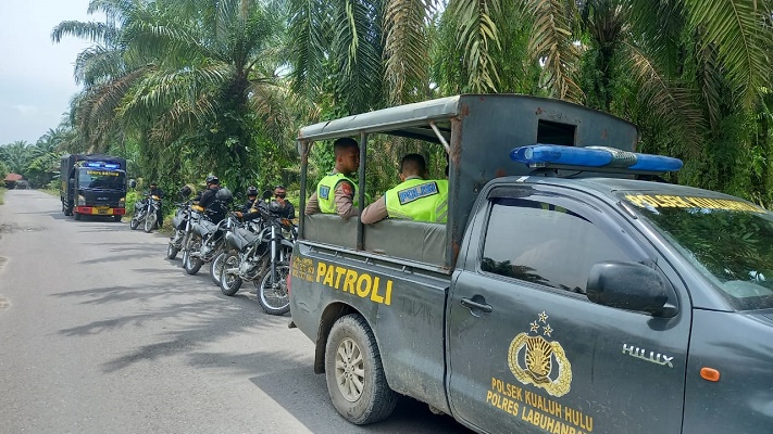 Jelang Hari Raya Idul Fitri 1443 H, Polsek Kualuh Hulu Polres Labuhanbatu Tingkatkan Pencegahan Gangguan Kamtibmas