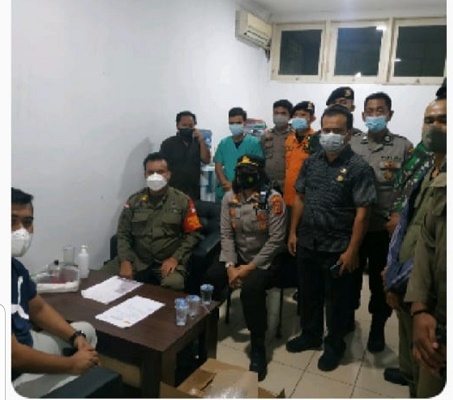 Kapolsek Medan Tuntungan Koordinasi dengan 3 Pilar Gugus Covid Kec Medan Tuntungan dan Kota Medan