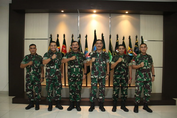 Pangdam XII/Tpr Menerima Kunjungan Tim Pokja Penyusunan Kajian Strategis Sahli Kasad