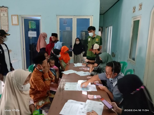 Penggagas Forum Fasilitator Dinsos SLRT Kab Bogor Pantau Proses Pendistribusian Bansos untuk Warga