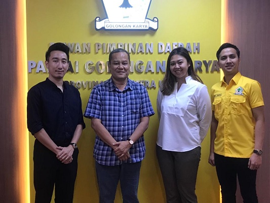 Pengusaha Muda Medan Ramai- ramai Masuk Golkar
