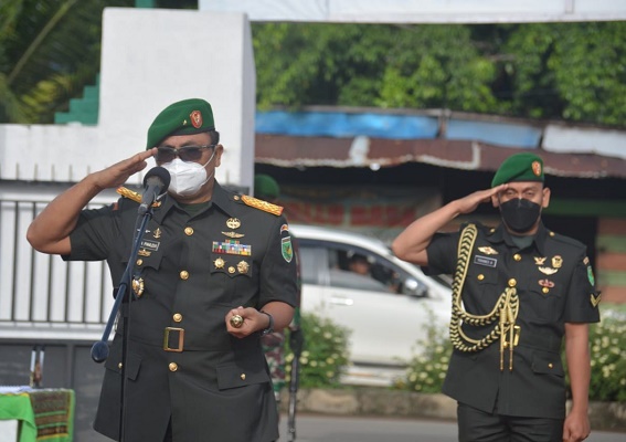 Danrem 174 Merauke Memimpin Ziarah Rombongan dalam Rangka HUT ke-59 Kodam XVII/Cenderawasih