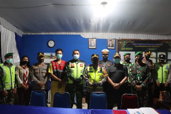 Dandim 0808/Blitar dan Kapolres Blitar Kota Gelar Patroli Pengamanan Malam Takbir