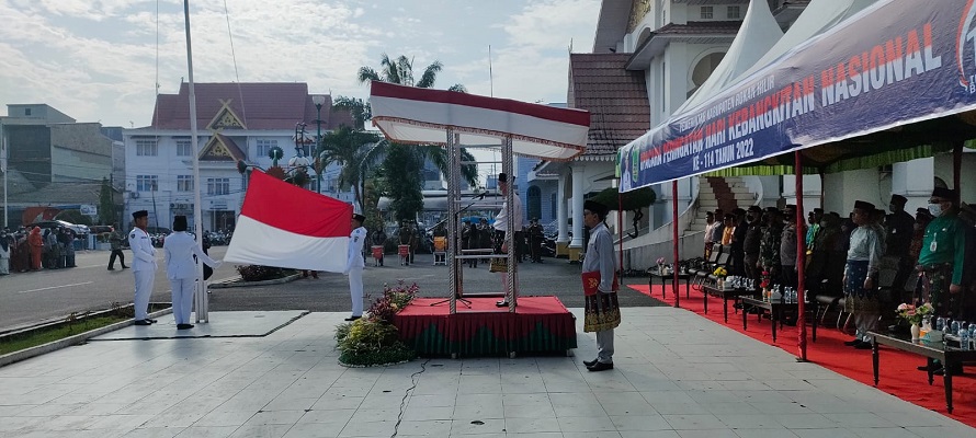Jadi Irup Harkitnas, Bupati Rohil Mengajak Seluruh Elemen Bersatu dalam Bangun Daerah