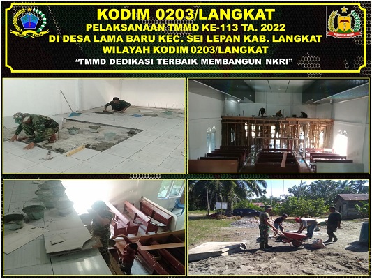 Kejar Target, Pembukaan Jalan TMMD 113 Kodim 0203/Langkat Mencapai 57%