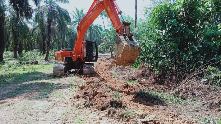 Memasuki Sepekan TMMD 113 Kodim 0203/Langkat, Pembukaan Badan Jalan Mencapai 61%, Ini Buktinya