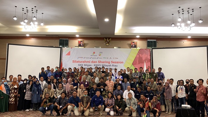 Acara SKK Migas dan KKKS saat menggelar Silaturahmi dan Sharing Session bersama ratusan wartawan.