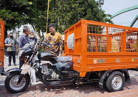 Kecamatan Medan Johor Menghimbau jika Becak Sampah tak Beroperasi
