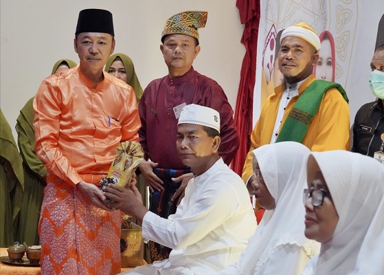 Pesan Bupati Rohil Saat Halal Bihalal dengan Keluarga Besar Ikrohil Duri Bengkalis