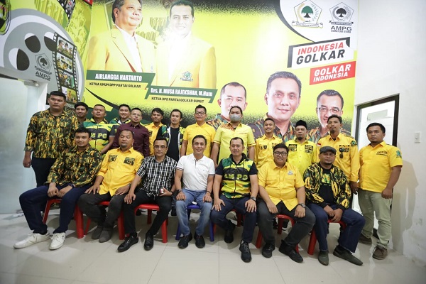 AMPG Turunkan 400 Kadernya Demi Sukseskan Kunjungan Airlangga Hartarto di Medan