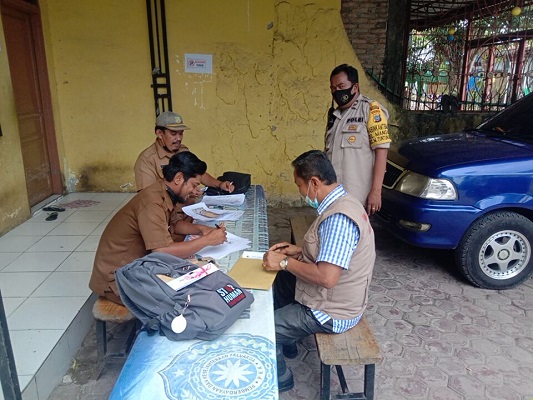 Binluh Polsek Medan Tuntungan Menyampaikan Pesan Kamtibmas kepada Masyarakat